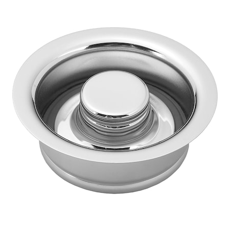 Westbrass InSinkErator Style Disposal Flange and Stopper in Polished Chrome D2089-26